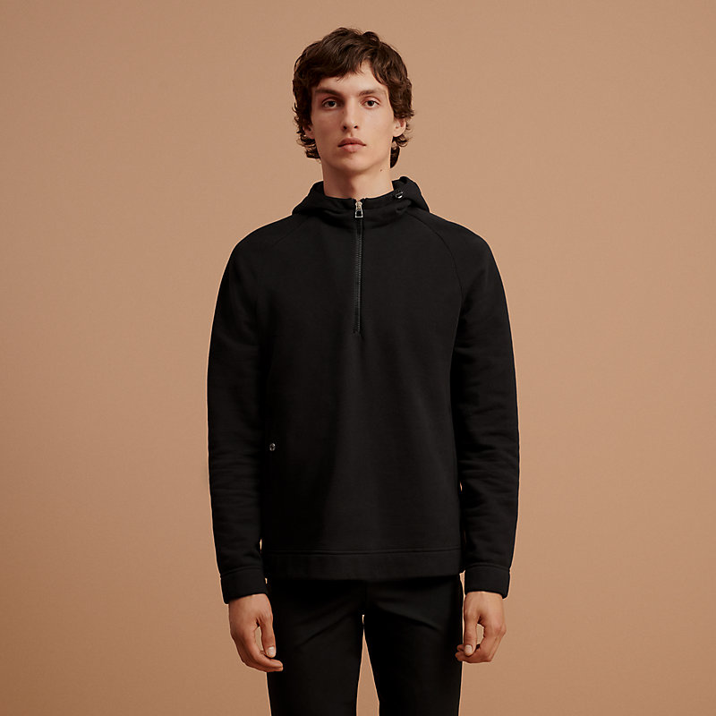 HERMES　ハーフジップパーカー 渋谷並木橋店】HERMES エルメス パーカー フィット メンズ
